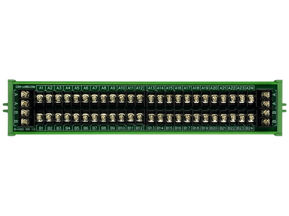 20Amp 2x24 Position Barrier Terminal Block Power Distribution Module