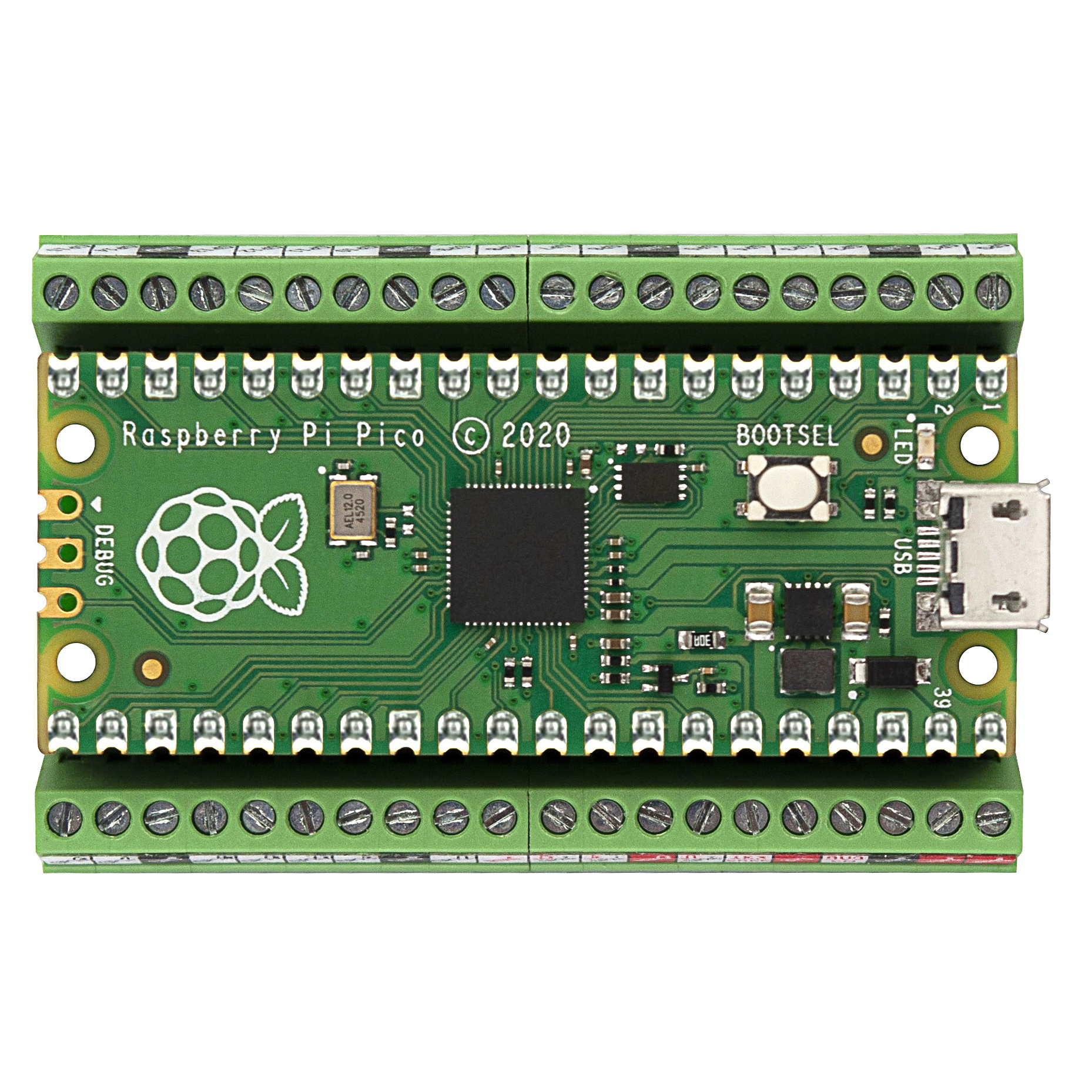 Ultra-small RPi Pico Terminal Block Breakout Board Module, for ...