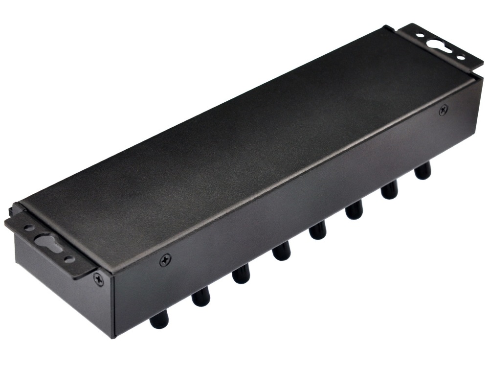8 Channel Anderson Powerpole Connector Power Splitter Distributor Source Strip, with 8 Independent Control Switches