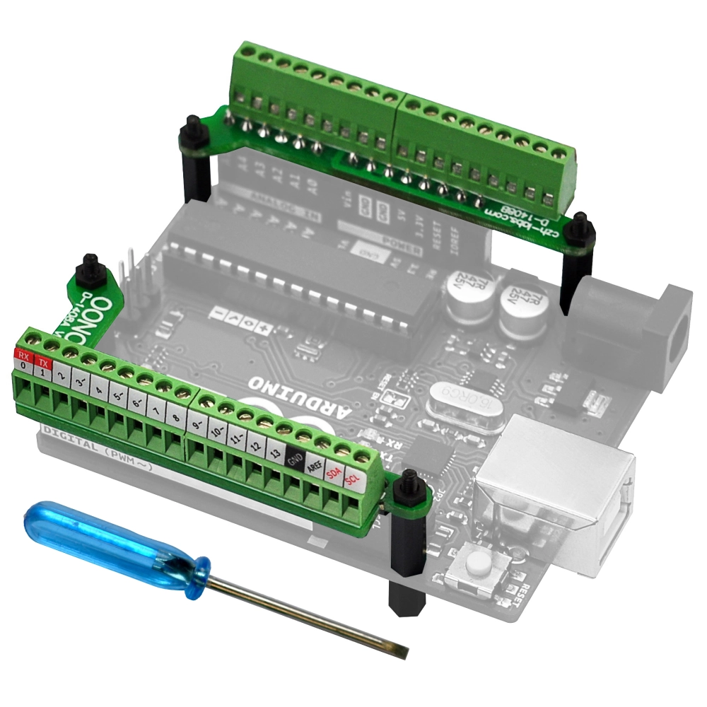 Arduino Terminal Block Board Ultra-small GPIO Terminal Block Breakout Board Module for Arduino UNO R3