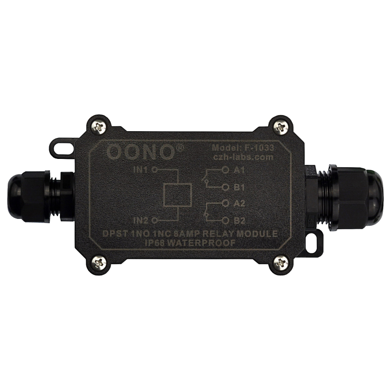 IP68 Waterproof DPST 1NO 1NC 8Amp Power Relay Module (AC 110V 115V 120V)