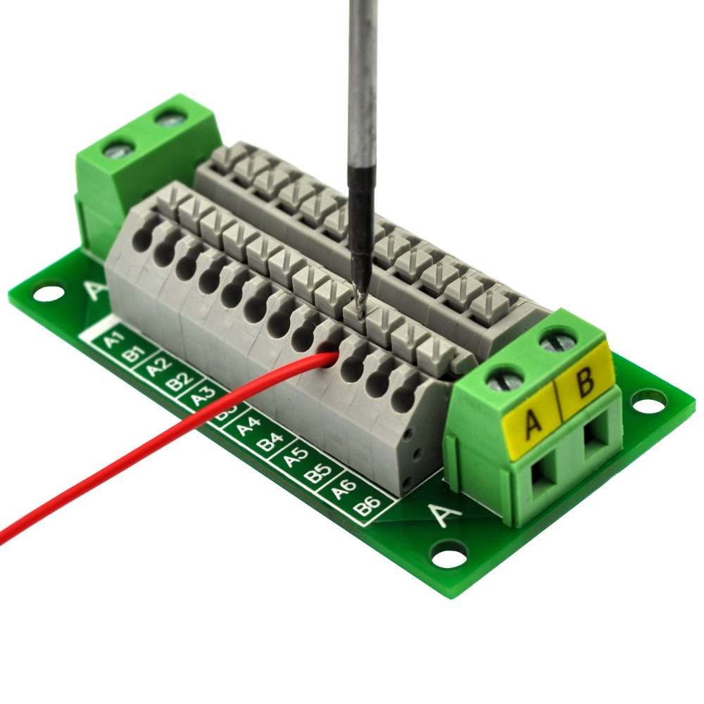 16Amp 48V 2x12 Position Terminal Block Distribution Module, OONO D-1418