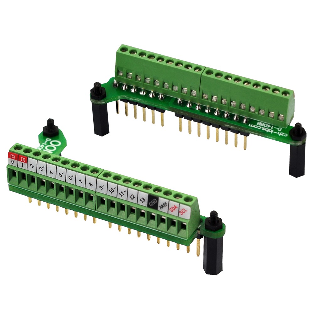 Ultra-small GPIO Terminal Block Breakout Board Module for Arduino UNO R3