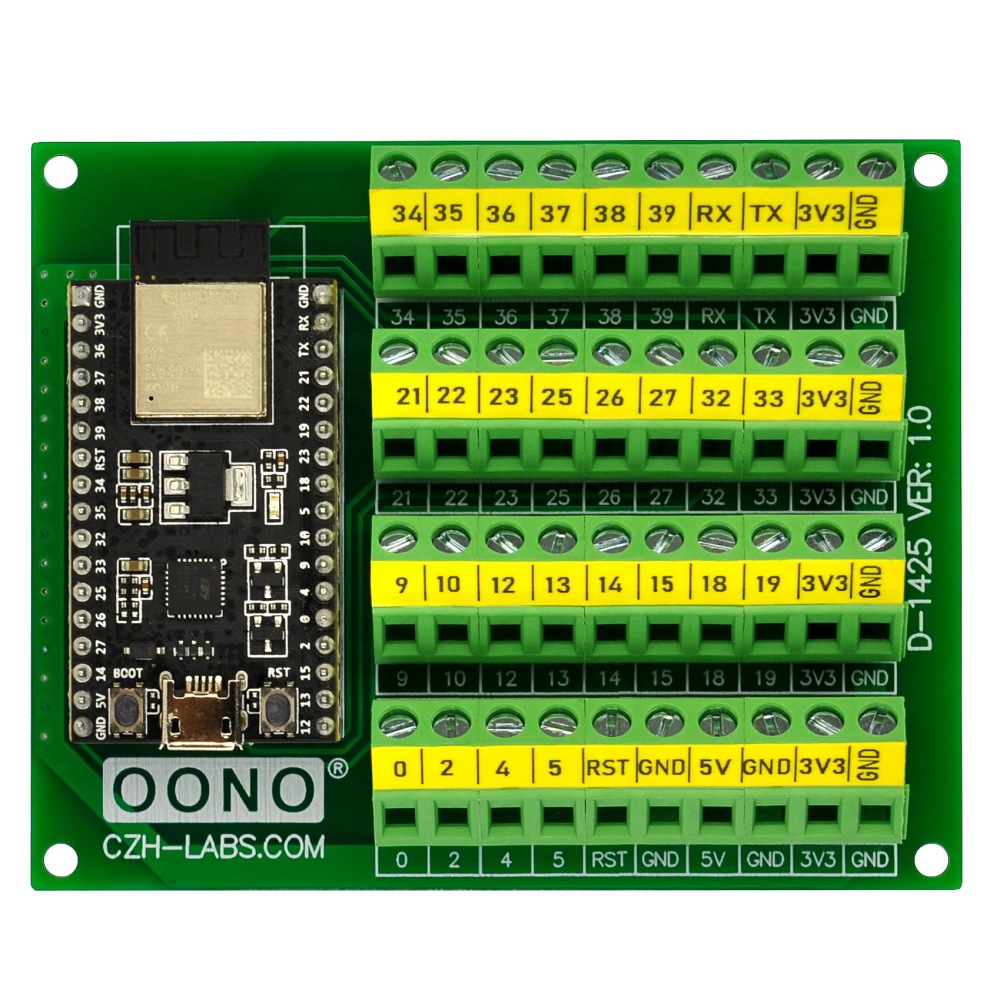Screw Terminal Block Breakout Module Board for ESP32-DevKitM-1