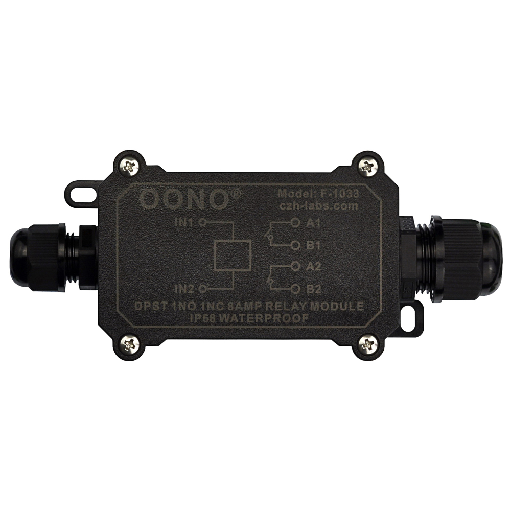 IP68 Waterproof DPST 1NO 1NC 8Amp Power Relay Module (AC/DC 48V)