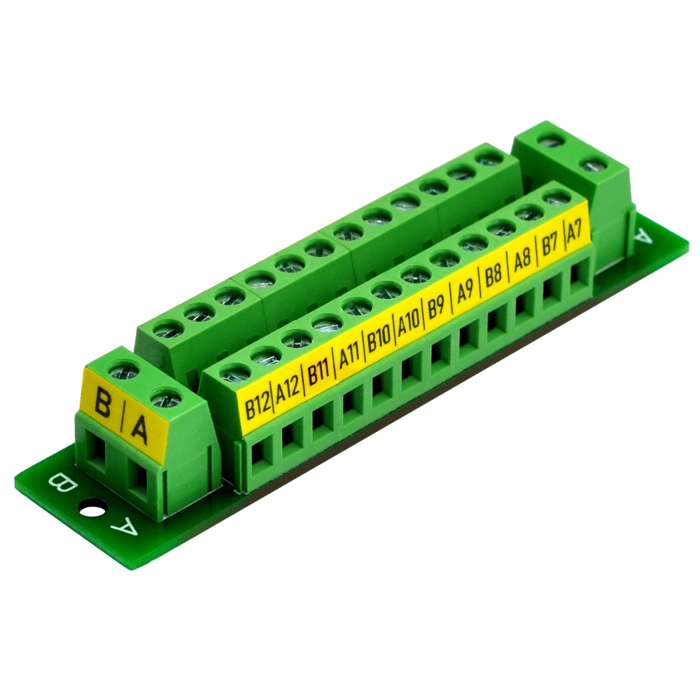 OONO 16Amp 48V 2x12 Position Terminal Block Distribution Module