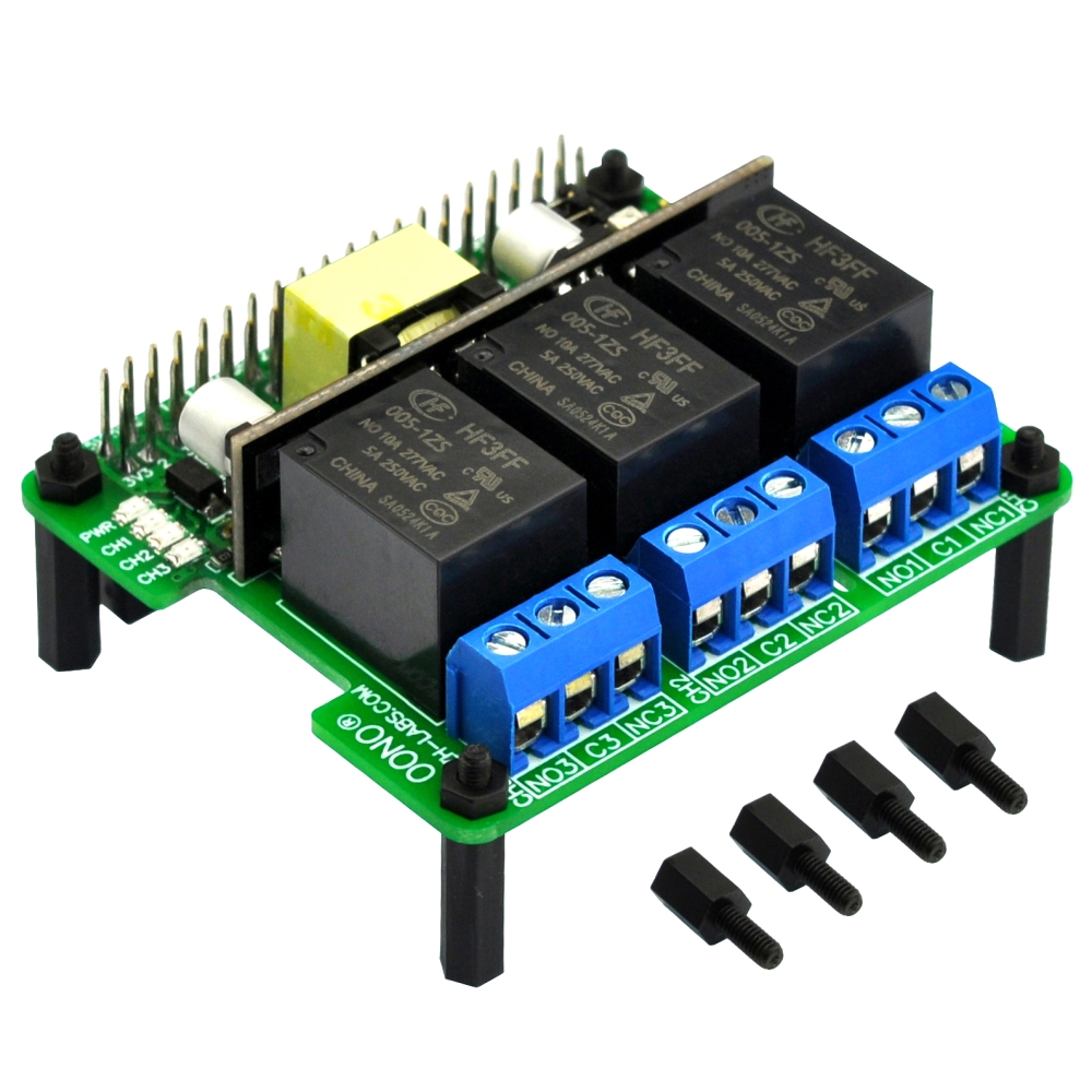 RPi PoE Relay Board Module for Raspberry Pi 3B+ 4B