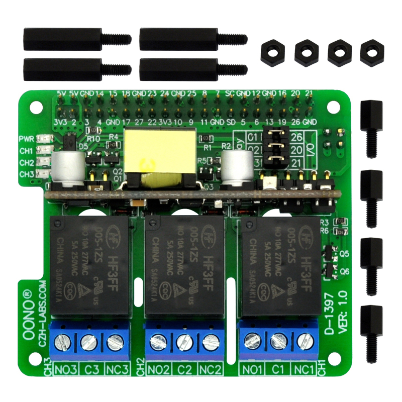 RPi PoE Relay Board Module for Raspberry Pi 3B+ 4B