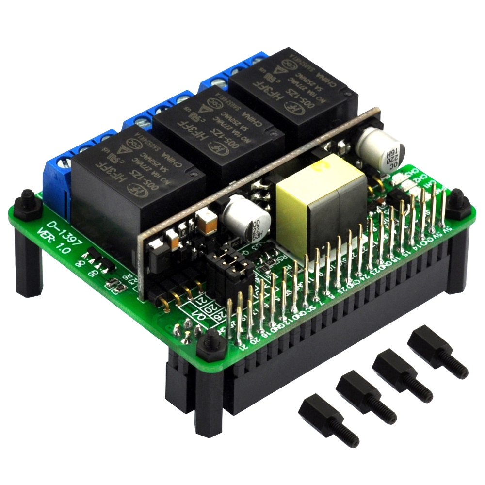 RPi PoE Relay Board Module for Raspberry Pi 3B+ 4B