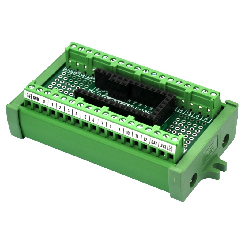 Terminal Block Breakout Board Module for Teensy 3.2, Screw Mount Version