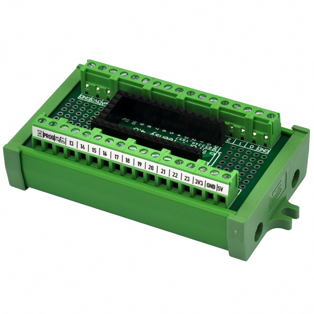 Terminal Block Breakout Board Module for Teensy 4.0, Screw Mount Version