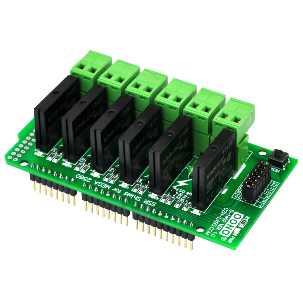 Solid State Relay SSR Board for Arduino Mega-2560 Due