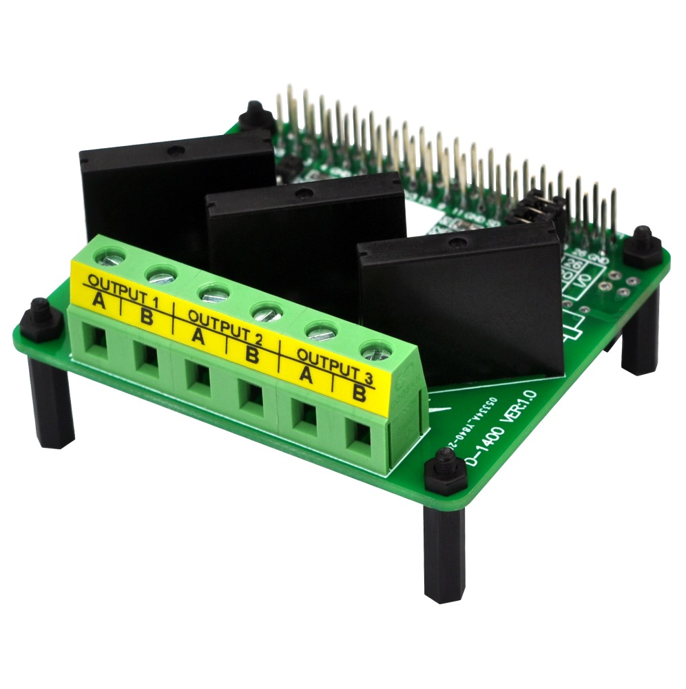 RPi SSR Solid State Relay Board for Raspberry Pi A+ 3A+ B+ 2B 3B 3B+ 4B