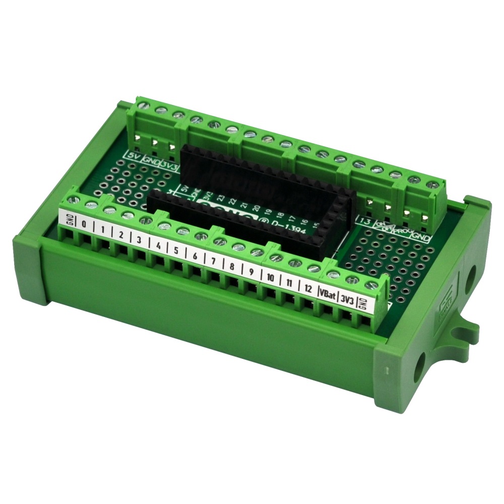Terminal Block Breakout Board Module for Teensy 4.0, Screw Mount Version