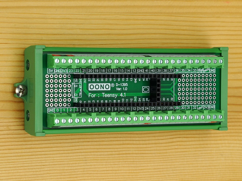 Terminal Block Breakout Board Module for Teensy 4.1, Screw Mount Version