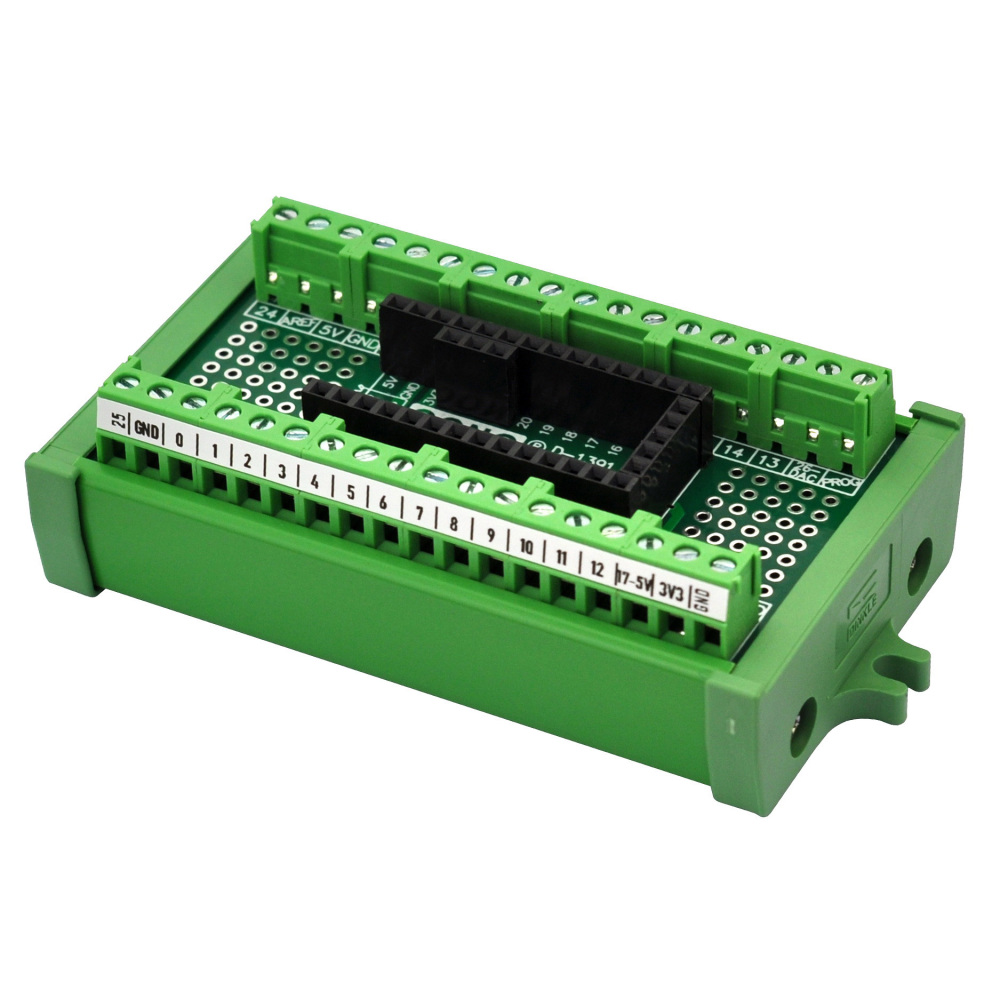 Terminal Block Breakout Board Module for Teensy LC, Screw Mount Version