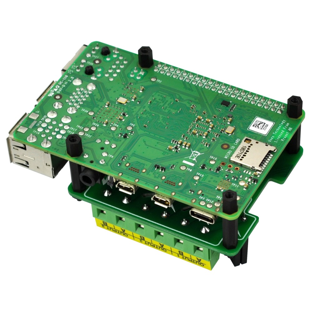 RPi SSR Solid State Relay Board for Raspberry Pi A+ 3A+ B+ 2B 3B 3B+ 4B