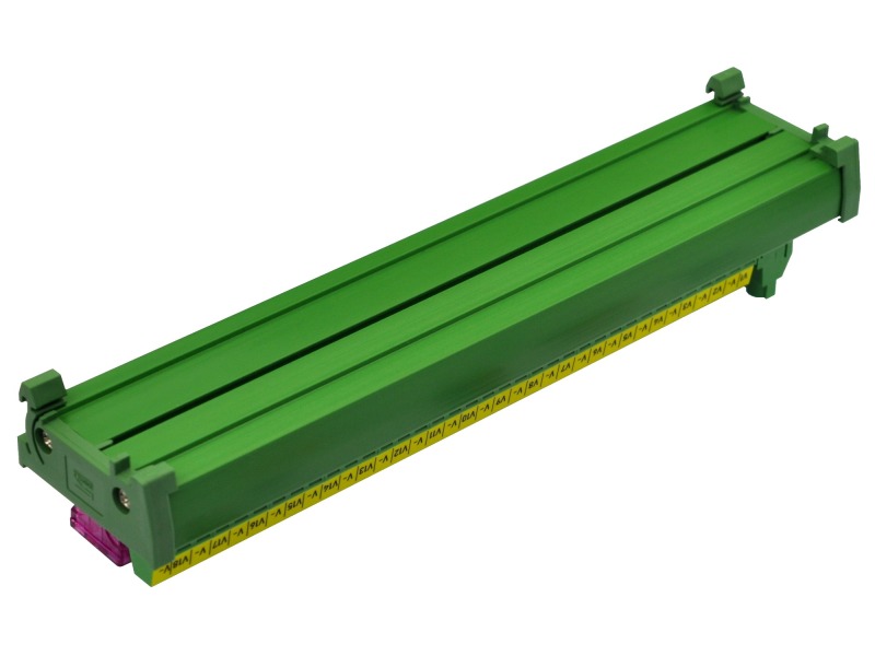 DIN Rail Mount 18 Position DC Power Fuse Distribution Strip Module