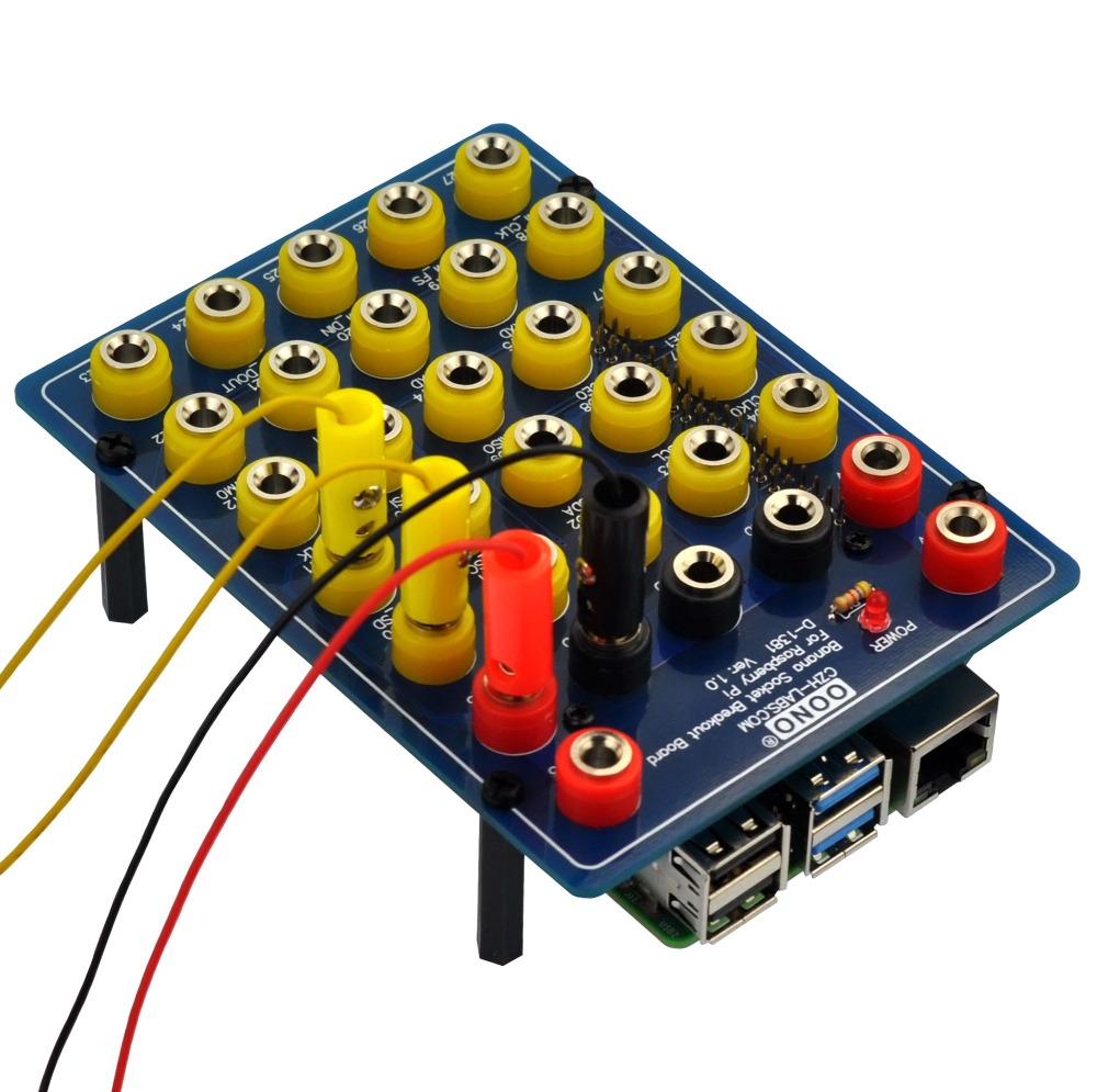 Banana Socket GPIO Breakout Board for Raspberry Pi 1A+ 1B+ 2B 3B 3B+ 3A+ 4B