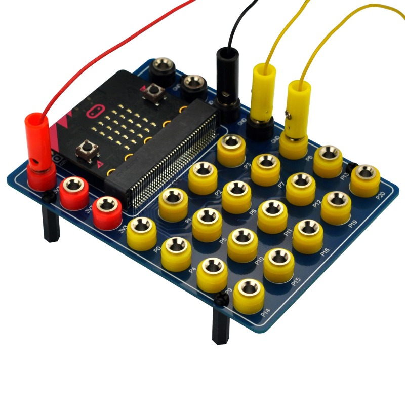 Banana Socket GPIO Breakout Board for Micro:bit Microbit