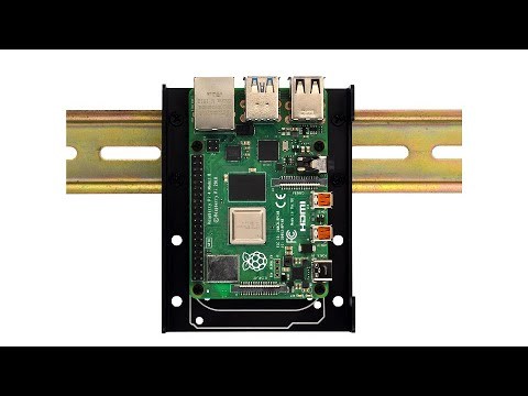 DIN Rail Mount Bracket for Raspberry Pi Arduino Uno Mega Mkr BeagleBone Black