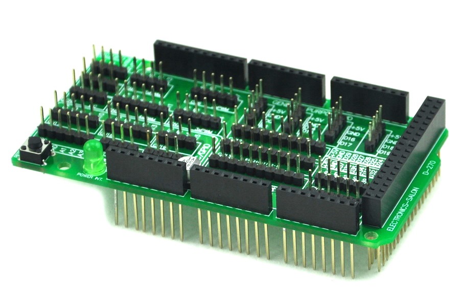 I/O Extension PCB for Arduino MEGA 2560 R3 Board DIY.