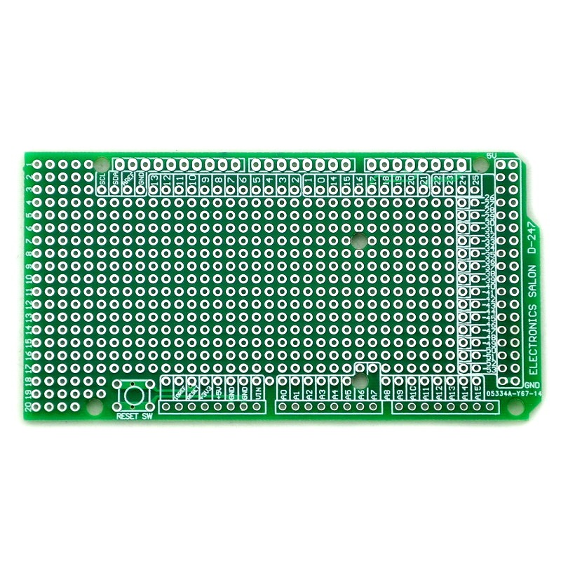 Prototype PCB for Arduino Mega 2560 R3 Shield Board DIY.