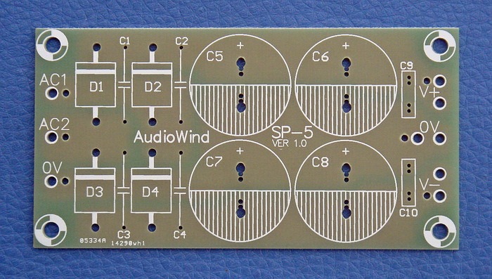 Dual Polarity Power Supply PCB, For Audio AMP.