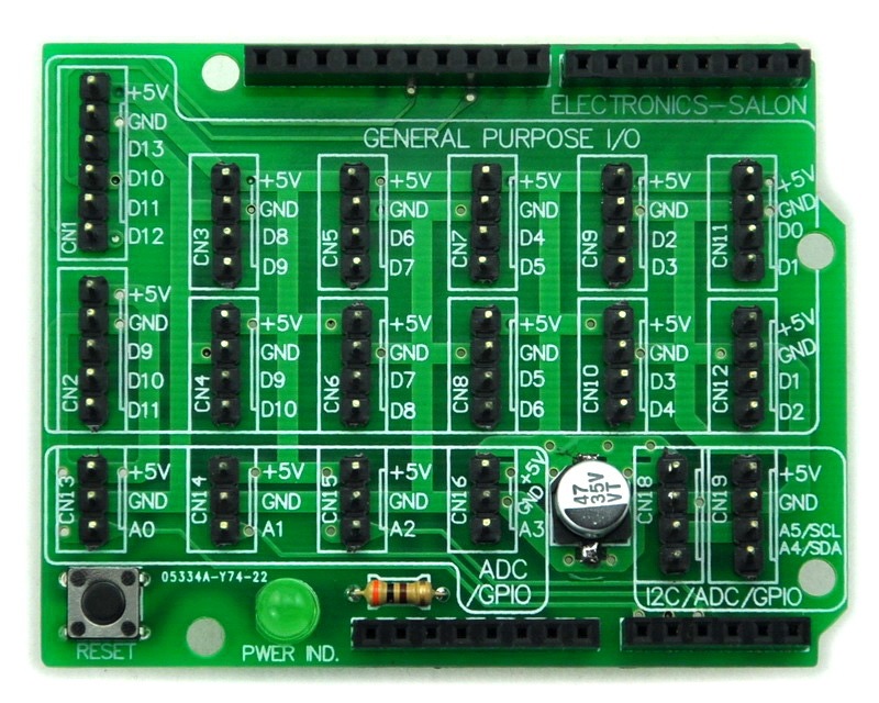 I/O Extension PCB for Arduino UNO R3 Board DIY.