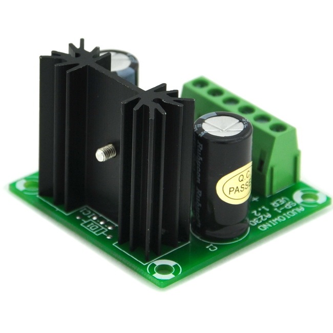 AUDIOWIND 5V DC Positive Voltage Regulator Module Board, Based on 7805.