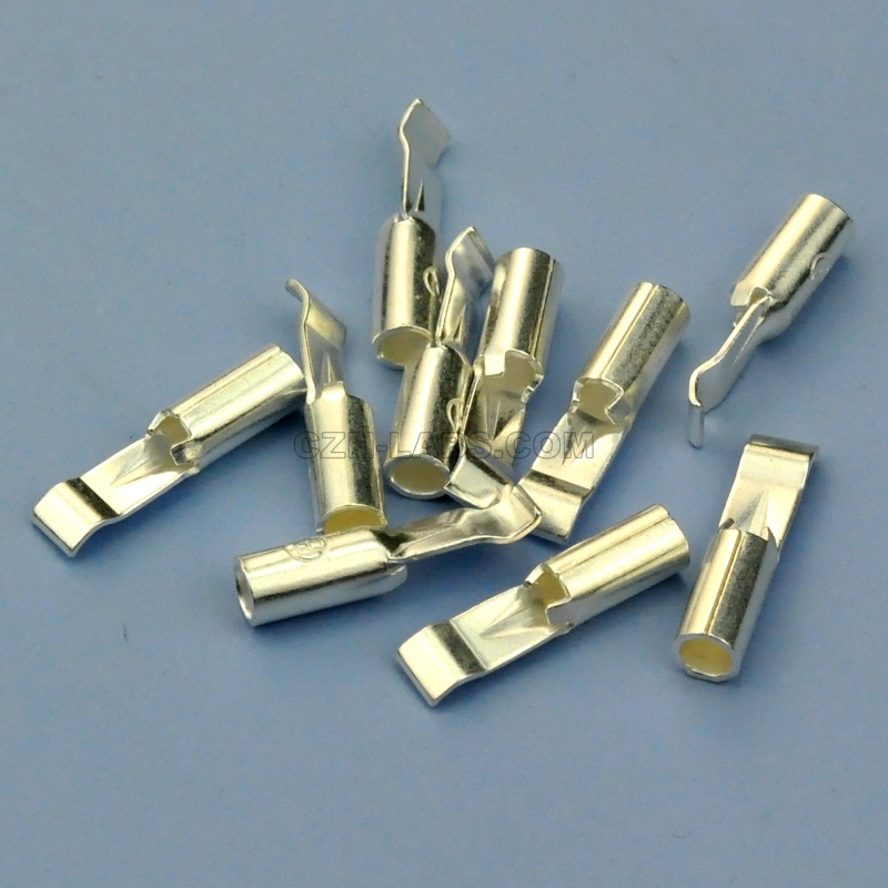 30A Silver Plated Powerpole Power Wire Contacts, Compatible with Anderson PP30 1331.