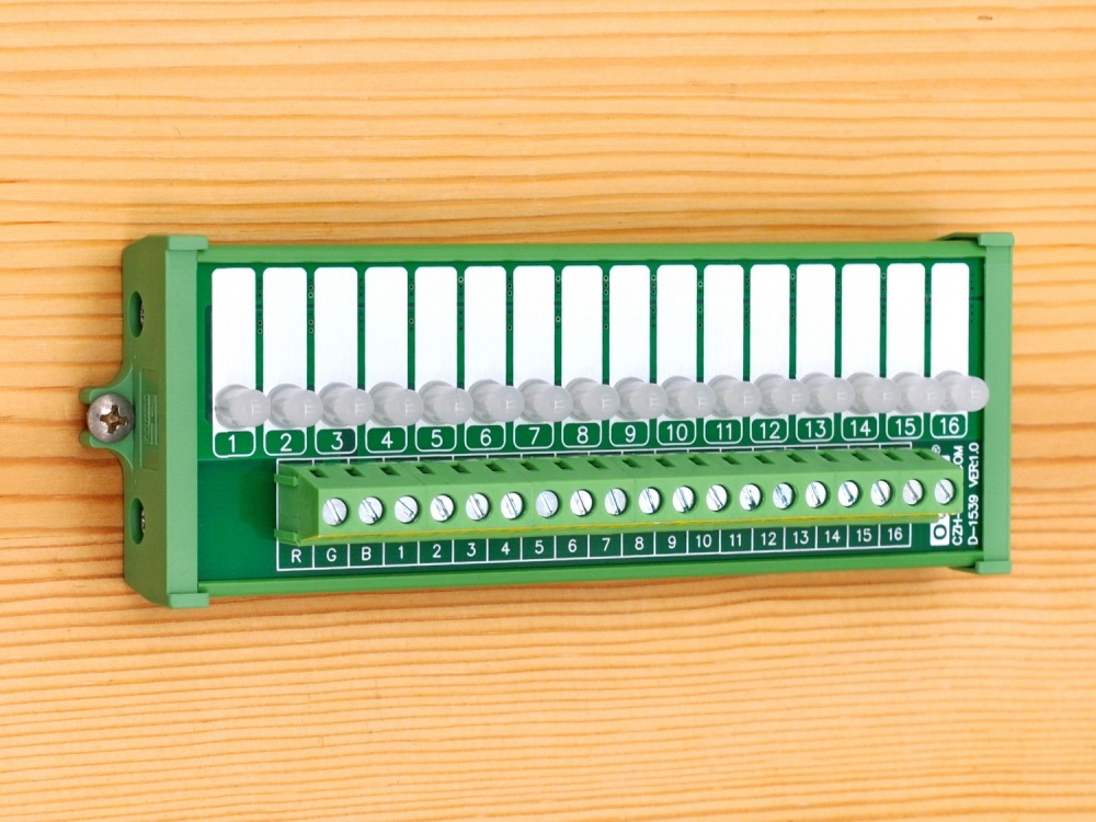 Screw Mount 16 RGB LED Indicator Light Module, DC5 - 32V, Red Green Blue