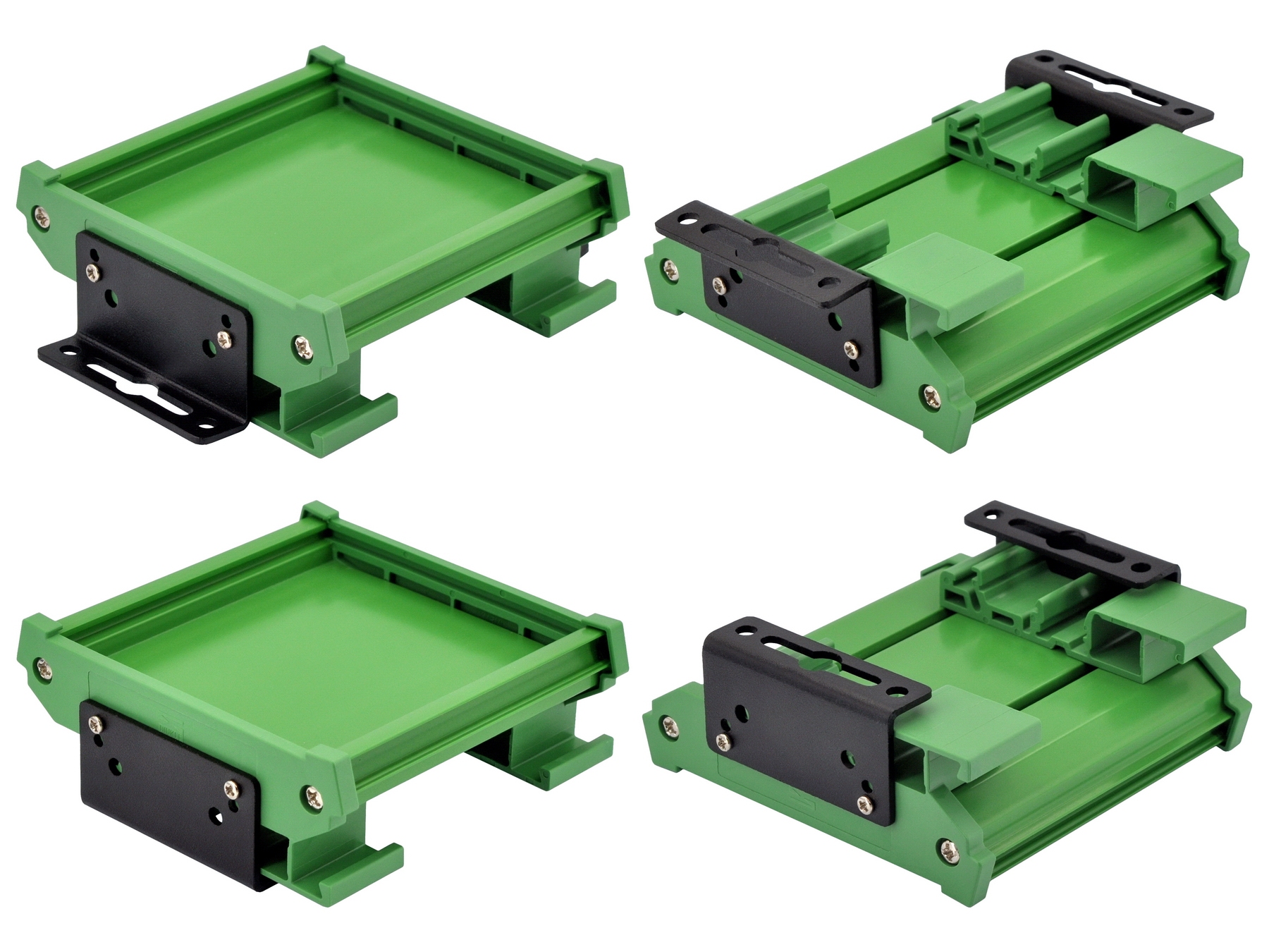 DIN Rail Mount to Wall Mount Adapter Bracket, for DIN Rail Mounting Interface / Relay / Terminal Block Module