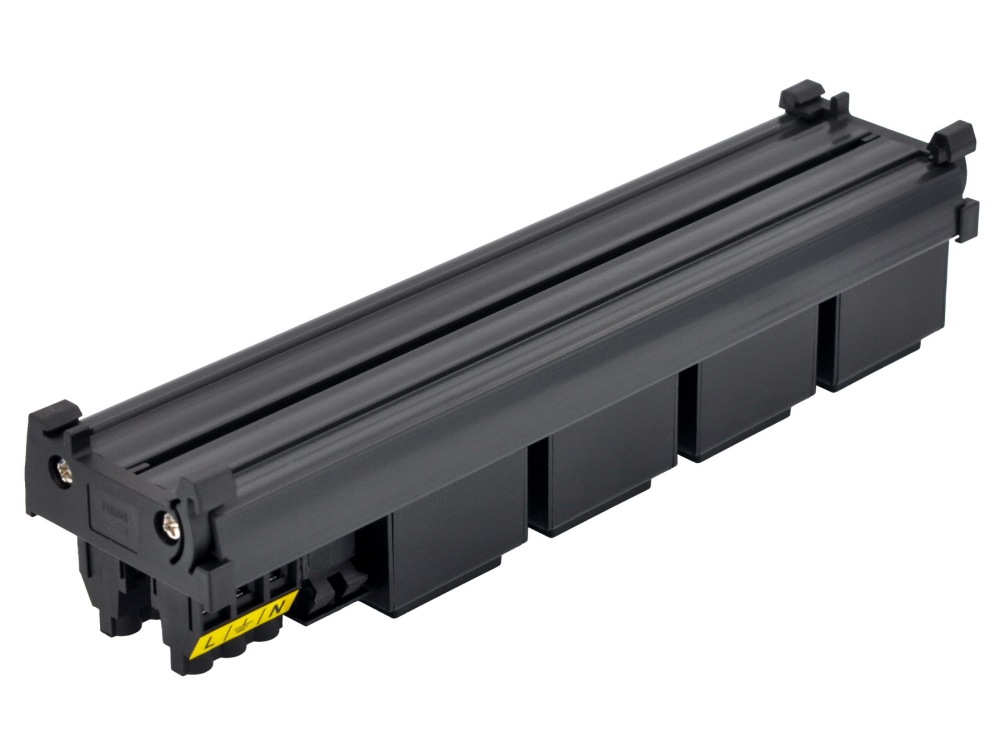 DIN Rail Mount AC 250V IEC320 C13 4 Receptacle Outlet Power Strip Module, with Rocker Switch Thermal Circuit Breaker Overload Protector