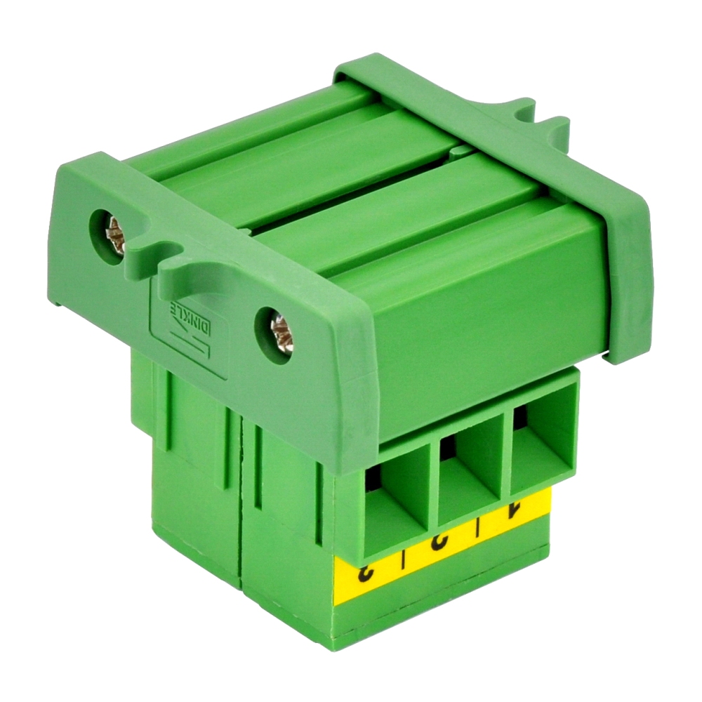 Screw Mount 52Amp 300V 3 Position Screw Terminal Block Distribution Module
