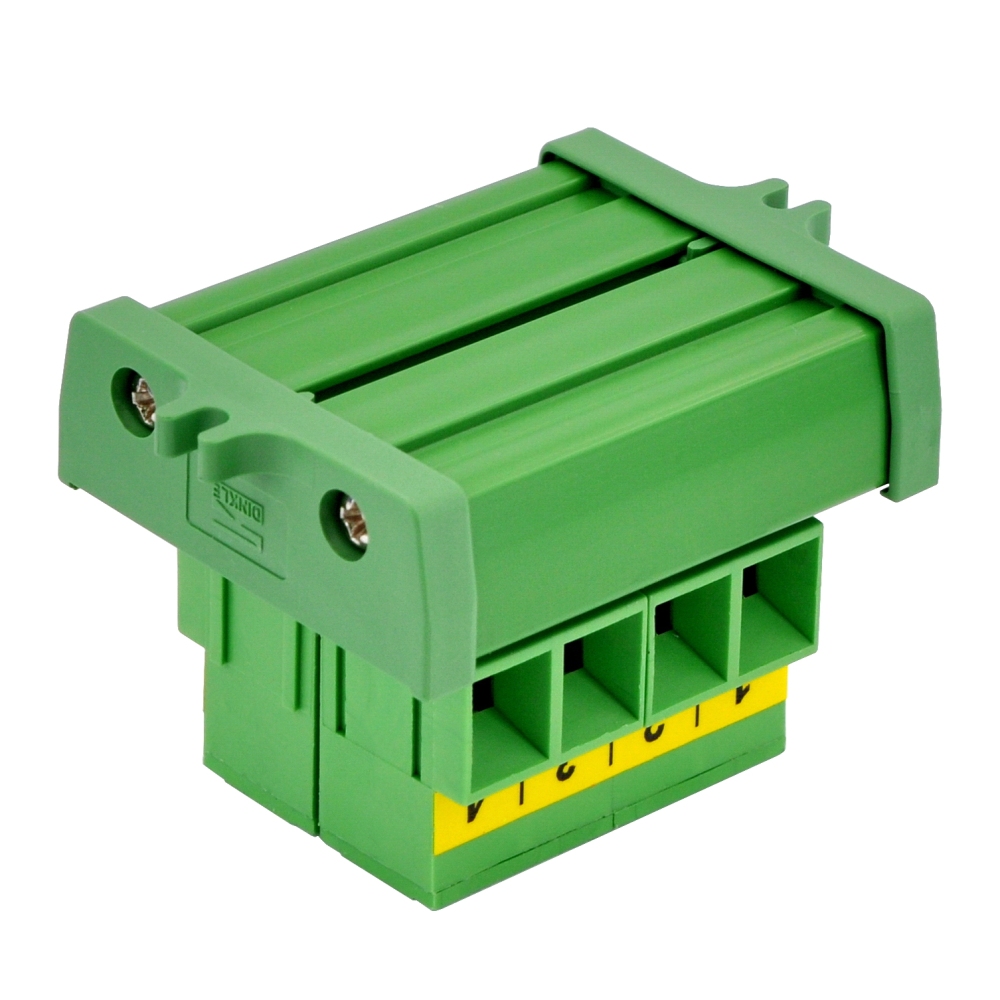 Screw Mount 52Amp 300V 4 Position Screw Terminal Block Distribution Module