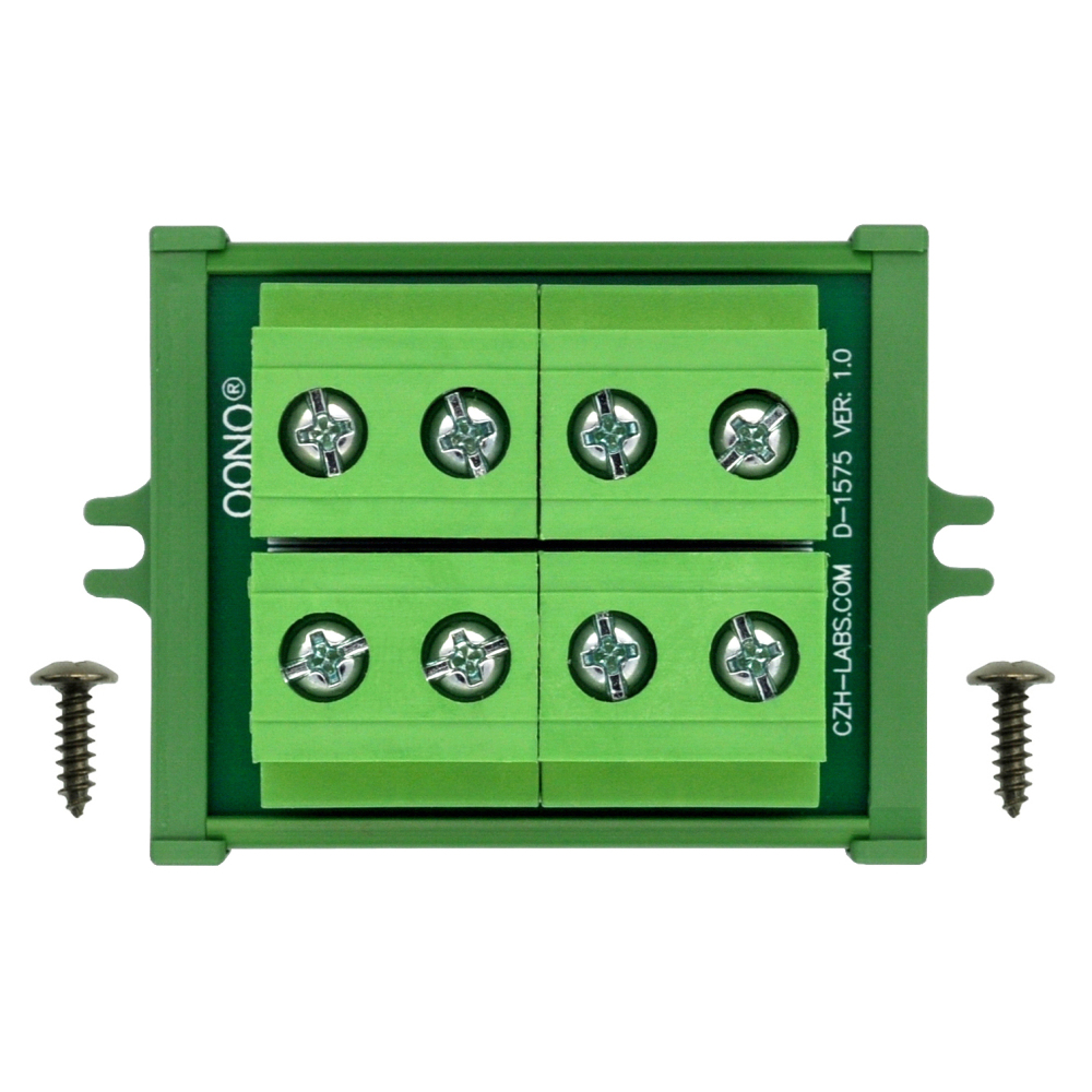 Screw Mount 52Amp 300V 4 Position Screw Terminal Block Distribution Module
