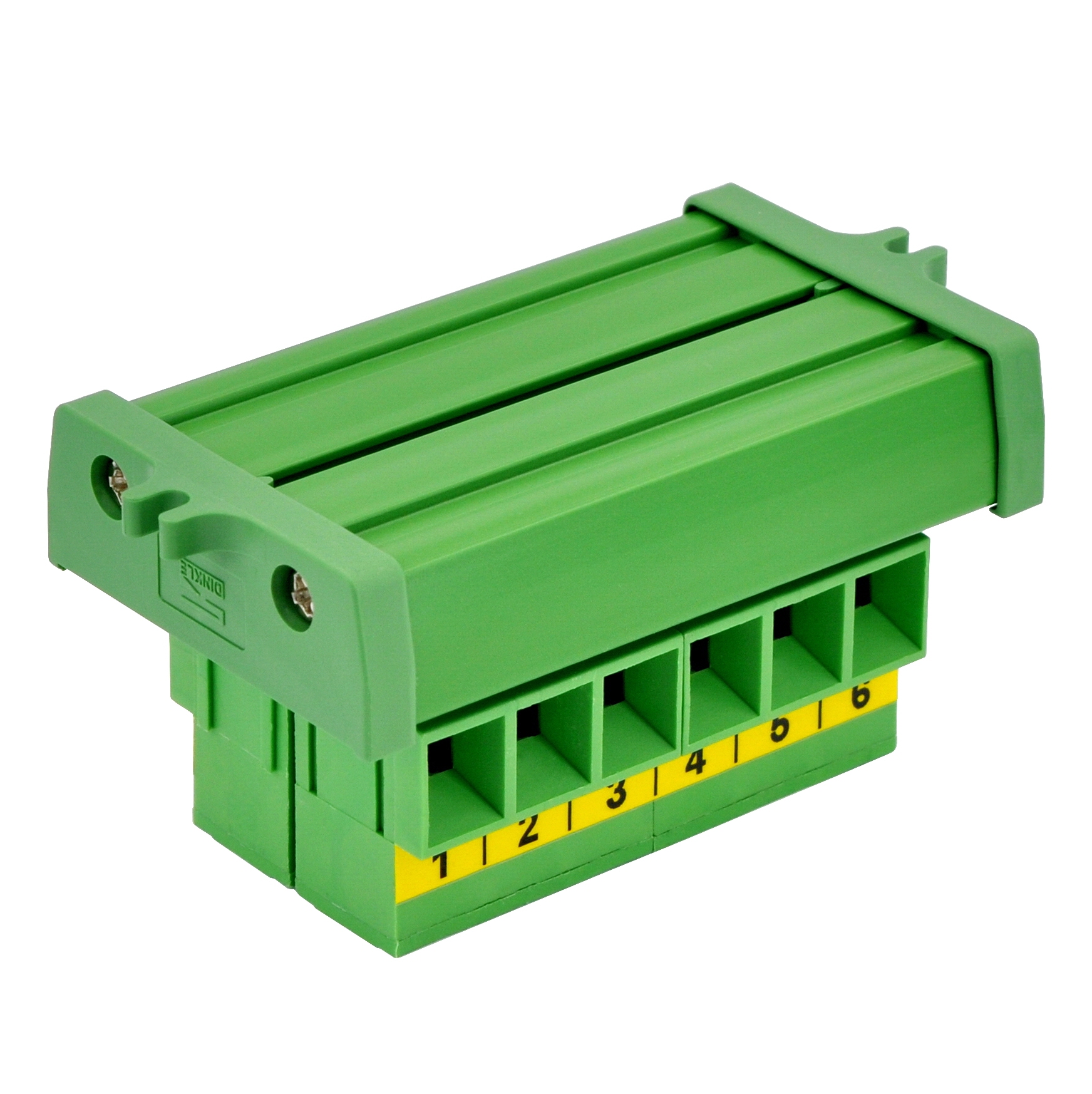 Screw Mount 52Amp 300V 6 Position Screw Terminal Block Distribution Module