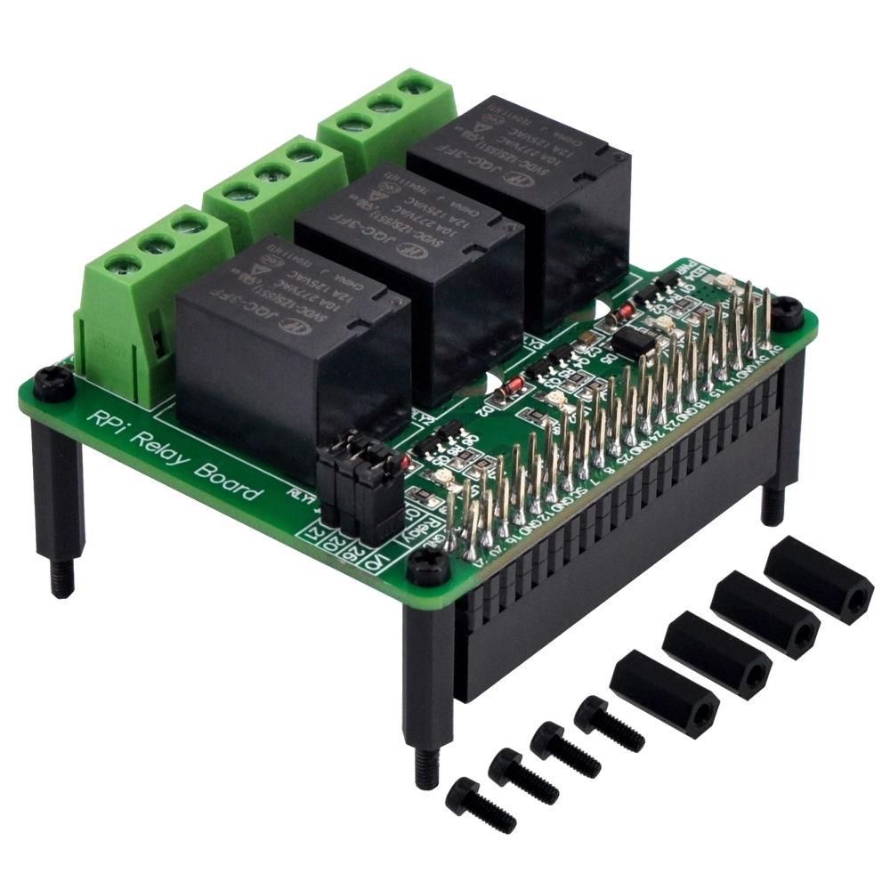 Rpi5 Relay Module Electronics-Salon RPi Power Relay Board Expansion Module, for Raspberry ...