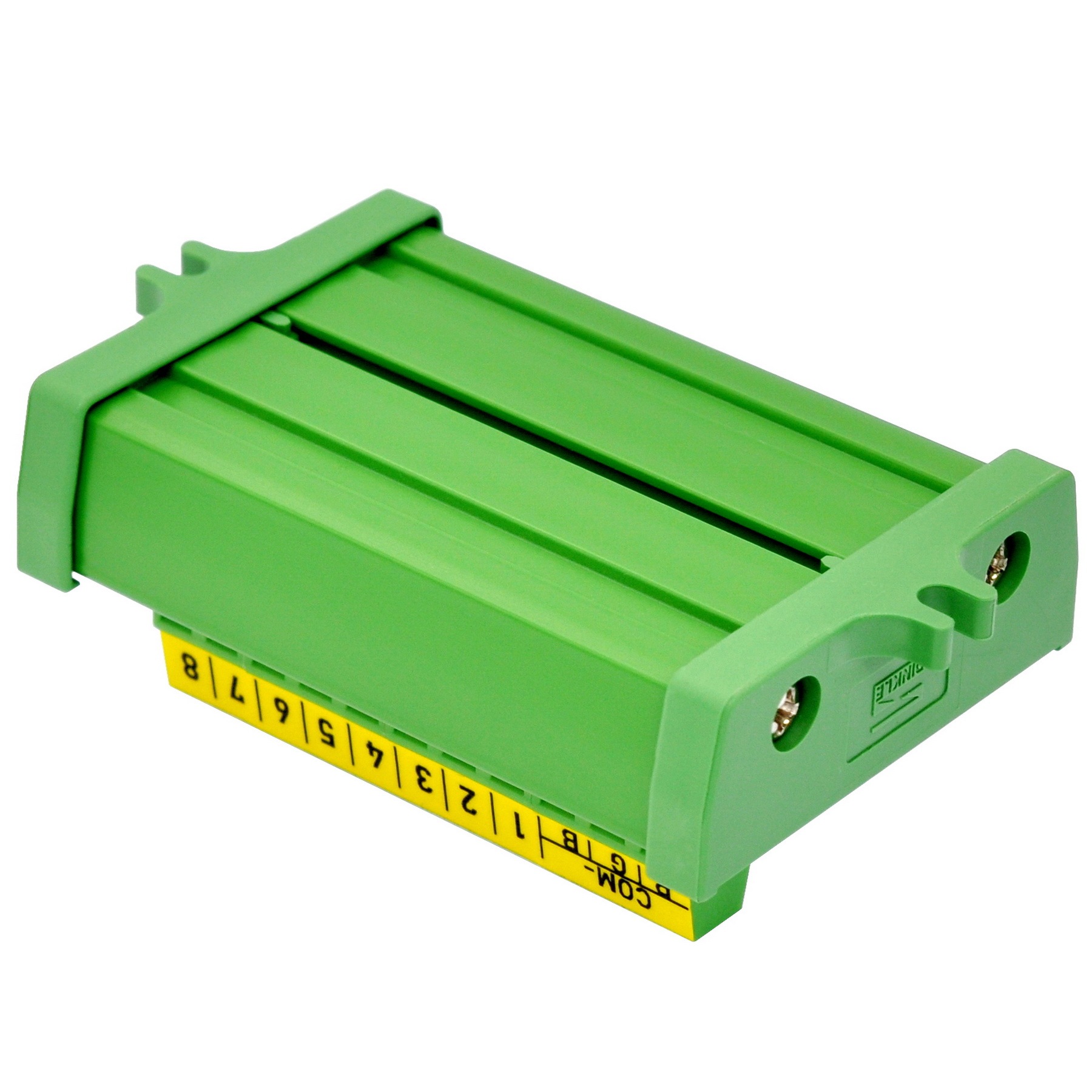 Screw Mount 8 Yellow LED Indicator Light Module, Support 5-50VDC Common Positive and Negative