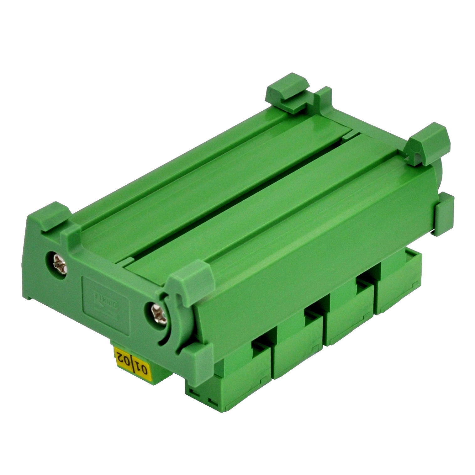 DIN Rail Mount 10A/300V 8x2 Pole Pluggable Screw Terminal Block Distribution Module