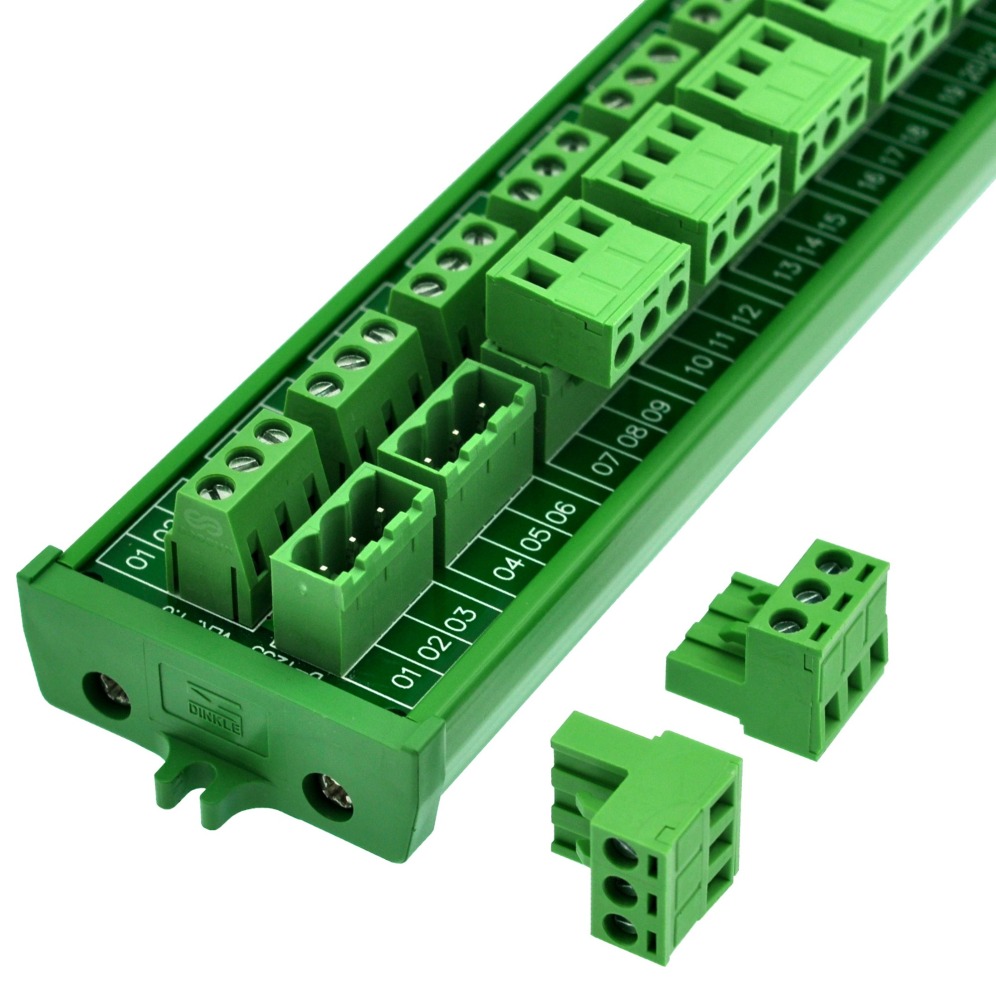Screw mount 10A/300V 8x3 Pole Pluggable Top Wiring Terminal Block Module