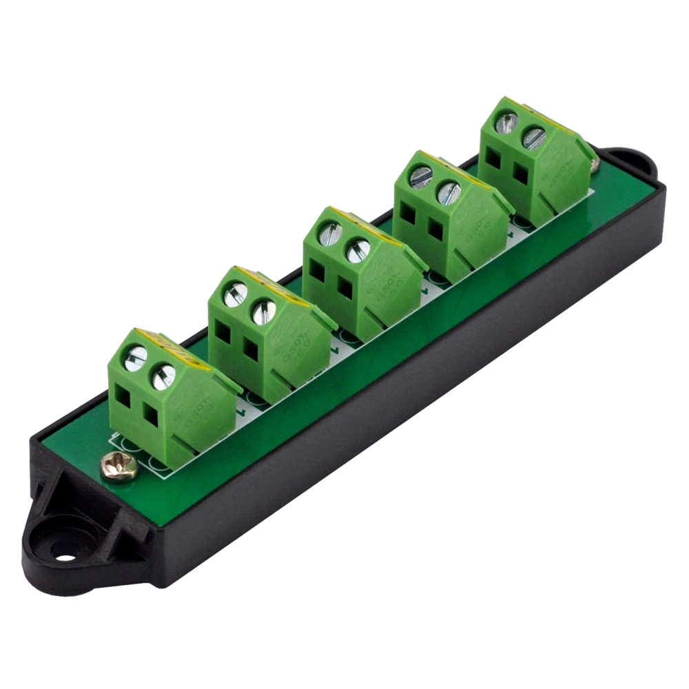 16Amp 300V 2x5 Position Terminal Block Distribution Module. OONO D-1655GP