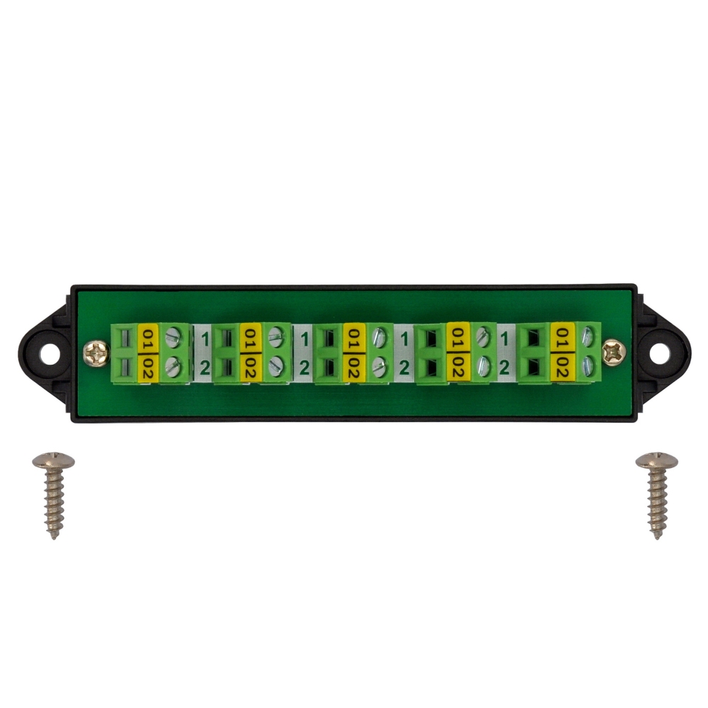 16Amp 300V 2x5 Position Terminal Block Distribution Module. OONO D-1655GP
