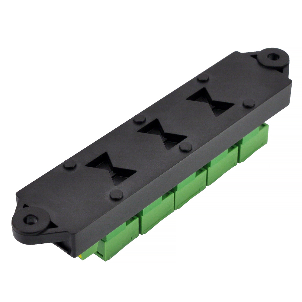 16Amp 300V 2x6 Position Pluggable Terminal Block Distribution Module. OONO D-1652GP