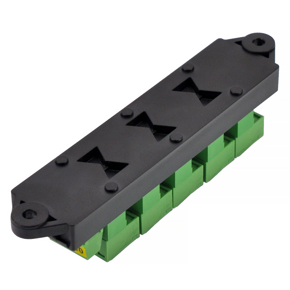 16Amp 300V 3x6 Position Pluggable Terminal Block Distribution Module. OONO D-1653GP