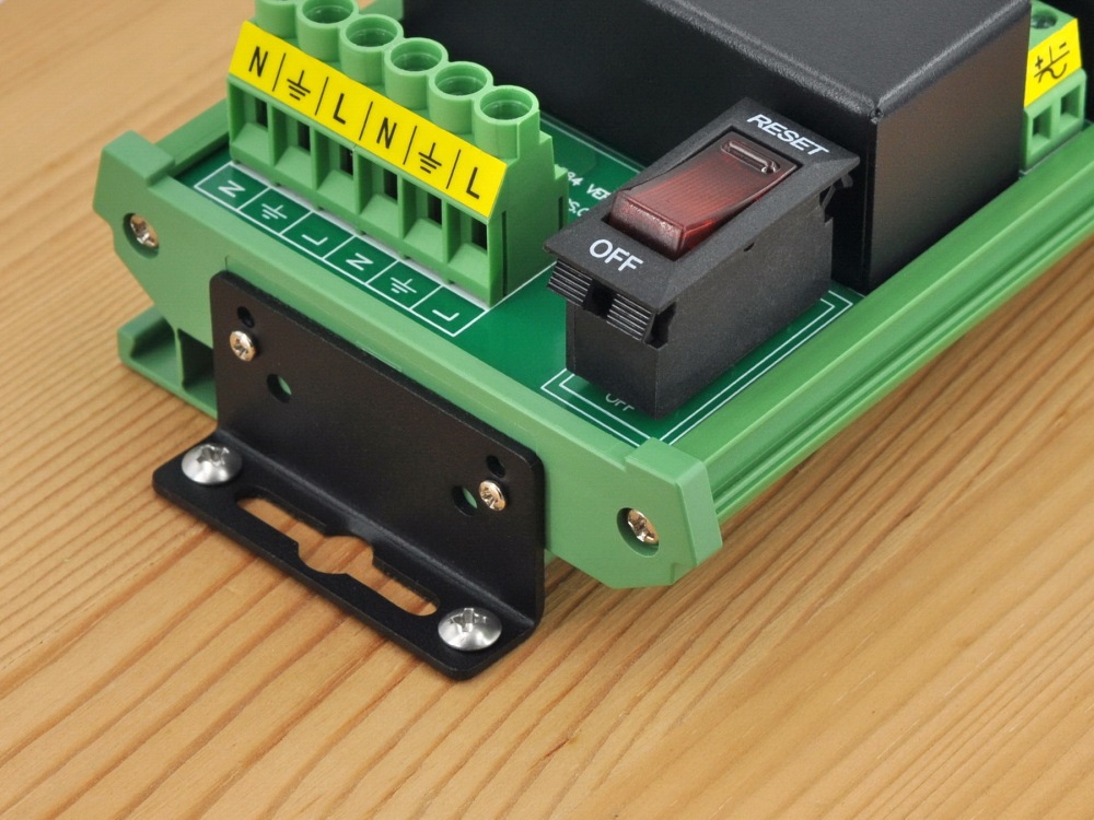 AC Power 2 Channel IoT Relay Outlet Module, DIN Rail or Screw Mounting