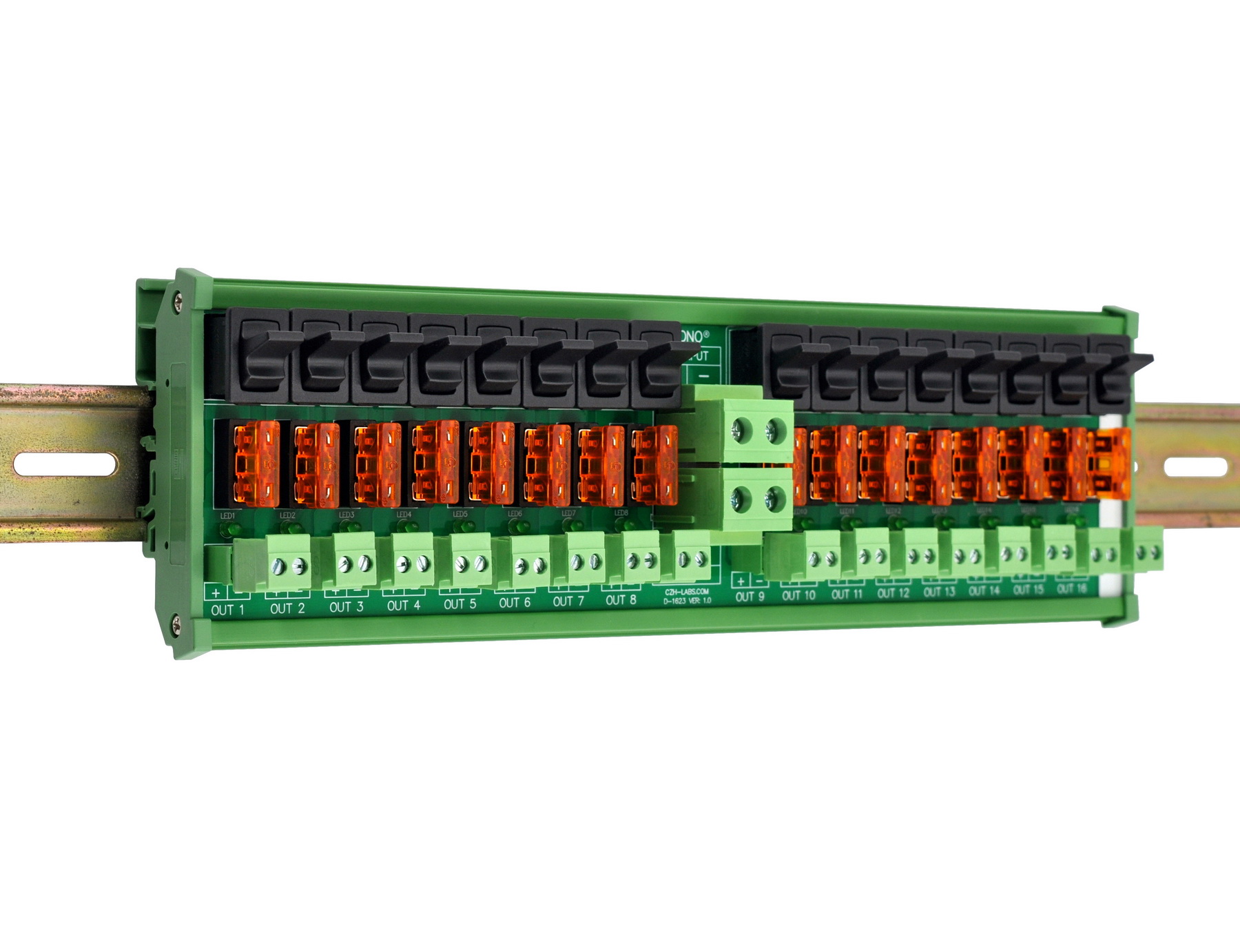 DC 52 Amp 16 Channel Power Distribution Module, Paddle Switch, Fused ...