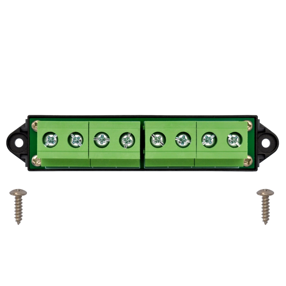 52Amp 600V 2x4 Position Terminal Block Distribution Module. OONO D-1664GP