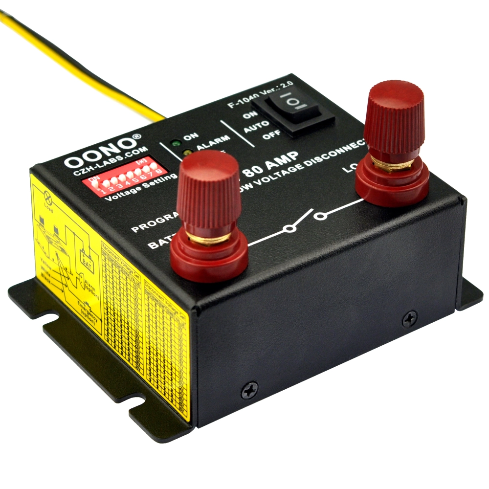 Lvd Module 10-30V 80Amp Low Voltage Disconnect LVD Module, for 12V 18V 24V Battery